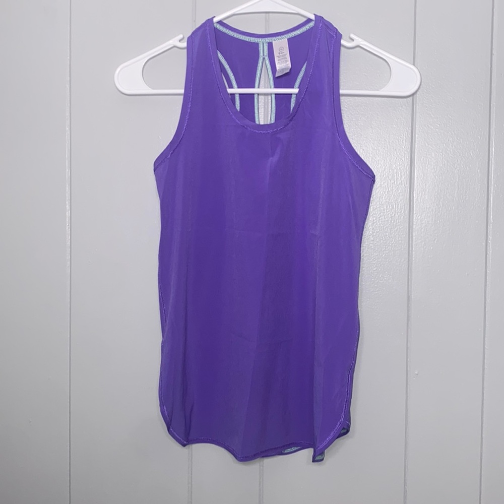 Ivivva By Lululemon Girl’s Purple Lightweight Sleeveless Athletic Tanks Top 12